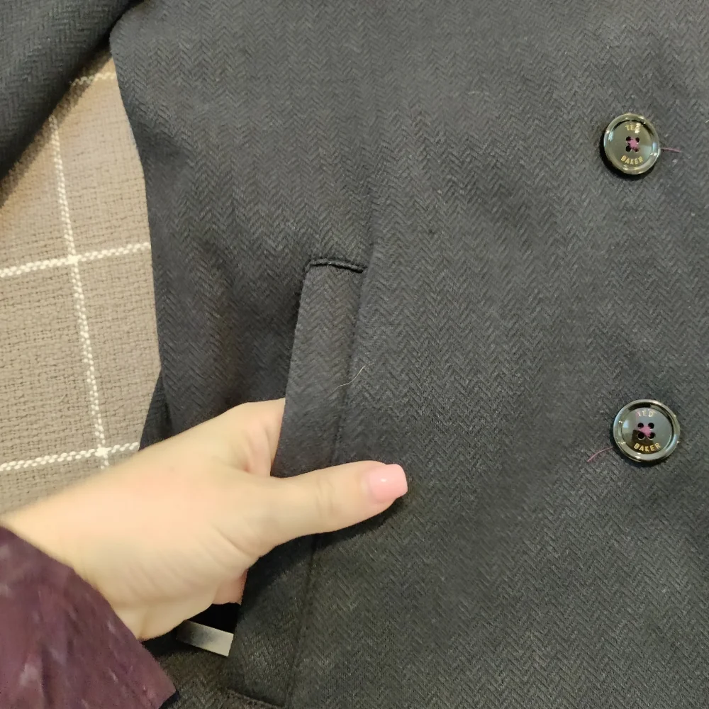 Ted Baker London Double Breasted Pea Coat - Picture 6 of 16